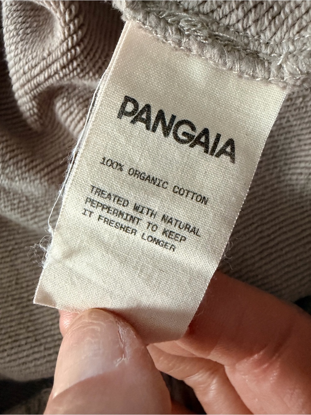 Pangaia Unisex 365 Midweight shorts, stone, large - Picture 14 of 15